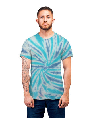 TIE-DYE MENS SPIRAL TSHIRT - Teestra